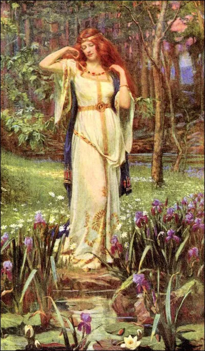Quelle divinité est avec Freyja ?
