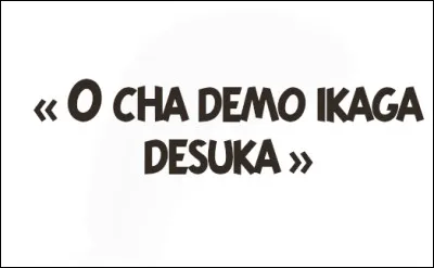 Et pour être définitivement complet, voici la phrase en question d'où est tiré le nom de l'ustensile : en français, ça donne quoi ?