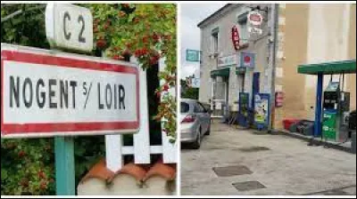 Commune de l'arrondissement de La Flèche, Nogent-sur-Loir se situe dans le département ...