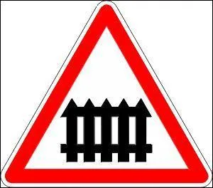 Cette barrière indique :