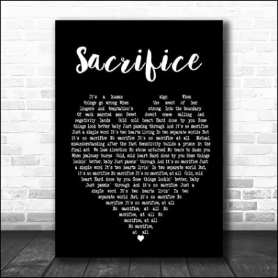 "Sacrifice" est une chanson interprétée par :
