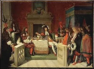 En 1658 la consécration arrive enfin. Devant qui passet--il une sorte d'examen ?