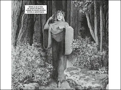 L'auteur s'y met en scène, dans un rêve où il est guidé par l'un de ses plus illustres prédécesseurs latin : lequel ?