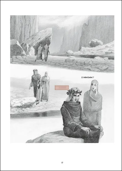 Parvenu là, Virgile se doit de répondre à l'angoissante question de Dante. Que propose-t-il ?