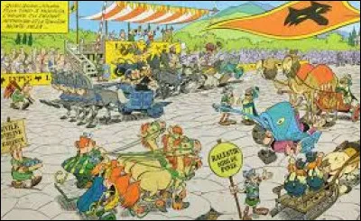 Qui de Madmax ou Écotax est l'aurige, dans "Astérix et la Transitalique" ?