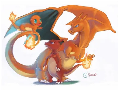 Dans les Pokémon, lequel n'est pas l'une des évolutions de Salamèche ?