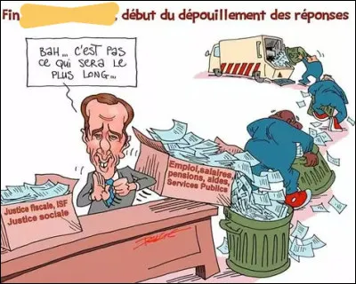 2019, hier donc > Ce fut en France, de janvier à mars de cette année-là, une discussion générale portant entre autres sur cette "justice sociale" : comment nomma-t-on cet événement ?