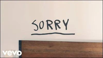 Qui chante « Sorry » ?