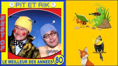 Quelle fable de la Fontaine, ces deux hurluberlus veulent-ils nous raconter en 1981 ?