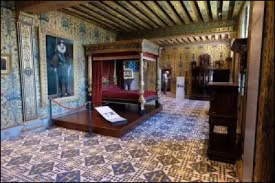 Observez-bien l'image. Un détail vous fera savoir quel roi dormait dans cette chambre du château de Blois. Il s'agit ...