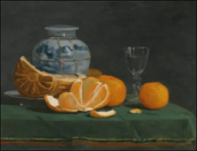 Le tableau "Nature morte à l'orange ouverte" fait partie d'une collection privée depuis 2016 mais qui l'a peint ?