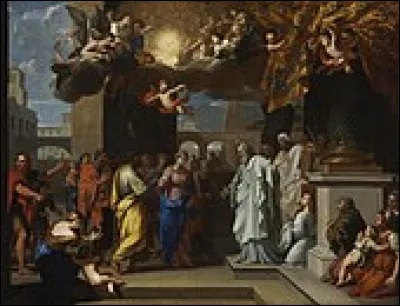 Par qui ce tableau nommé "Le Mariage de la Vierge" a-t-il été peint vers 1660 ?