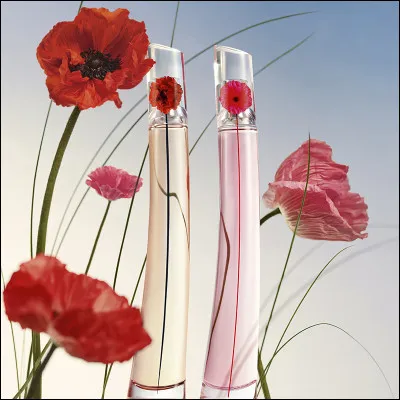 Quelle est la marque de ce parfum, dont le flacon évoque la fleur du coquelicot ?