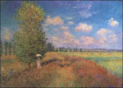 A qui appartient cette toile intitulée "Lété. Champ de coquelicots" ?