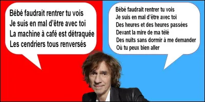 Ces idées-là est une chanson écrite par Louis Bertignac et interprétée avec son groupe Les visiteurs, paru en single en 1987. Quelle sont les bonnes paroles ?