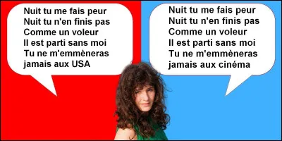 T'en va pas est le premier single d'Elsa Lunghini, alors appelée uniquement par son prénom Elsa. Quelle sont les bonnes paroles ?