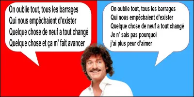 Une autre histoire est une composition du chanteur Gérard Blanc sortie en 1986. Quelle sont les bonnes paroles ?