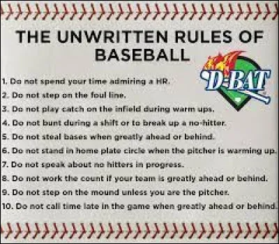 Quelle est la bonne règle de baseball ?