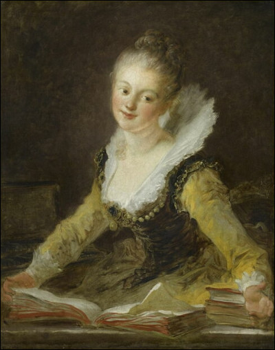 Quel peintre français du XVIIIe a réalisé "L'Étude ou "Le Chant" ?
