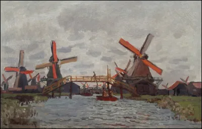 "Moulins à Zaandam" est une toile de quel impressionniste ?