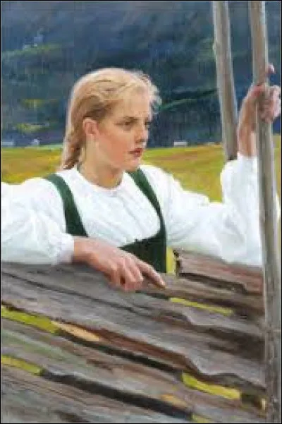 Avec une teinte de cheveux un peu plus foncée, pour ce personnage du peintre Albert Edelfelt, on pourrait se croire dans le film... ?