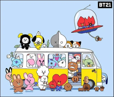 Quel personnage de ''BT21'' Jin incarne-t-il ?