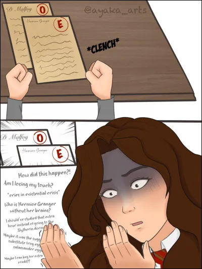 Quand Hermione est-elle un peu jalouse de Harry ?