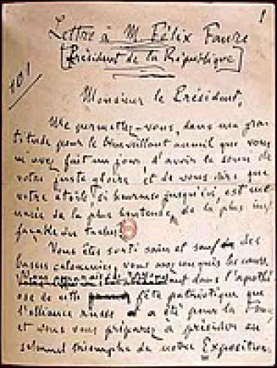 Dans quel journal fut publié le célèbre article de Zola,« J'accuse ! » ?