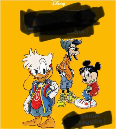 Comment sappelle le nom de cette BD mettant en scène Donald, Daisy, Minnie, Mickey, Dingo et Gertrude au collège ?