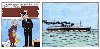 L'Oreille Cassée > Que répond cet officier portuaire à Tintin, qui aurait le projet de rejoindre le "Washington" en partance pour les Amériques ?