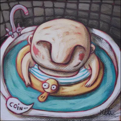 Cette illustration de Melina Catoni semble tirée d'une comédie à grand succès, laquelle ?