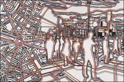 Gérard Fromanger est l'auteur de cette oeuvre qui peut donner la même impression que celle de ce film à effets spéciaux assez spectaculaires... Quel film ?