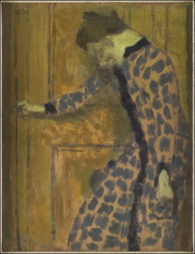 Qui a immortalisé cette "Fille la main sur la poignée de la porte" ?