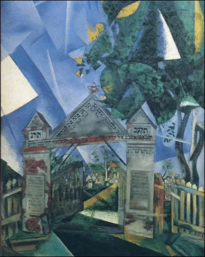 Qui a représenté "Les Portes du cimetière" ?