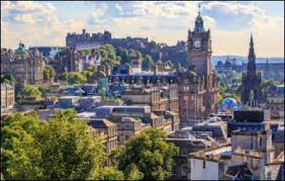 La capitale de l'Écosse est la ville d'Édimbourg.