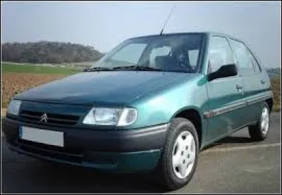 La Citroën Saxo est apparue dans les années 90.