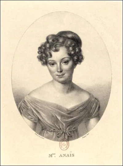 En quelle année Mademoiselle Anaïs commence-t-elle sa carrière de comédienne ?