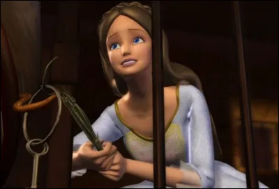 Dans ''Barbie dans cur de princesse'', quelle chanson est chantée par Érika lorsque celle-ci se retrouve emprisonnée ?
