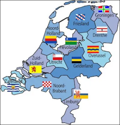 Combien y a-t-il de provinces aux Pays-Bas ?