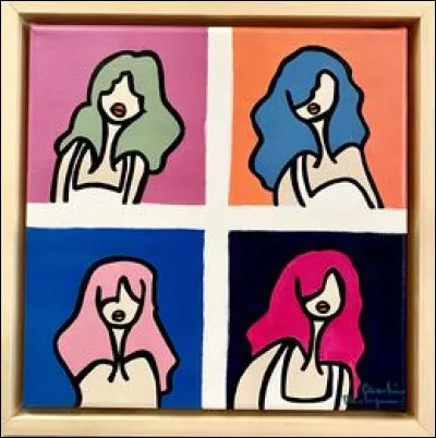 "Myrtille fushia" est le titre de ce tableau de Caroline Montigneaux, qui fait irrémédiablement penser à un élément fondamental du film... ?