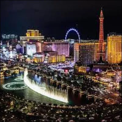 Las Vegas au Nevada est surnommé "The Game City".