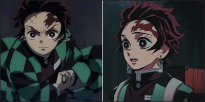 De quelle couleur est le katana de Tanjiro ?