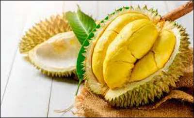 Commençons par ce fruit, il pousse principalement en Asie du Sud-Est. Il est également réputé pour son odeur nauséabonde qui en repousse plus d'un. Il fait partie de la famille Bombacaceae. Alors, avez-vous trouvé ?
