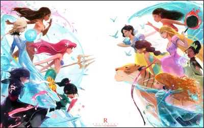 De quel côté se trouve la princesse Ariel ?