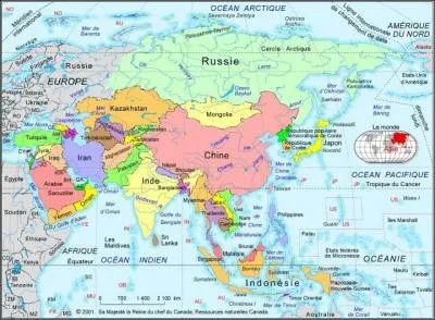 Lequel est un continent ?