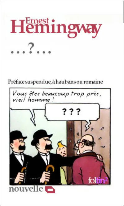 Courte nouvelle, dont le titre pourrait faire penser à un autre roman.