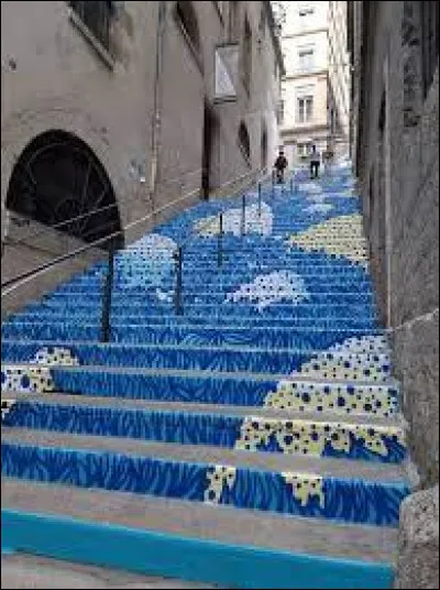 Dans quelle ville pourrez-vous emprunter l'escalier Mermet ?