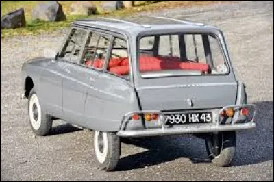 Quelle est la particularité de ce Break ami 6 Citroën ?
