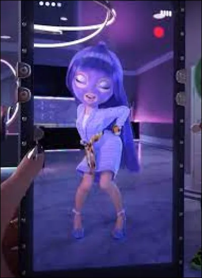 Comment s'appelle la danse que Violet fait pour attendre que son masque sèche ?