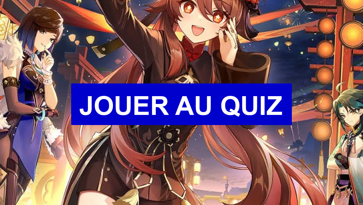 Quiz Genshin impact Jeux vidéo